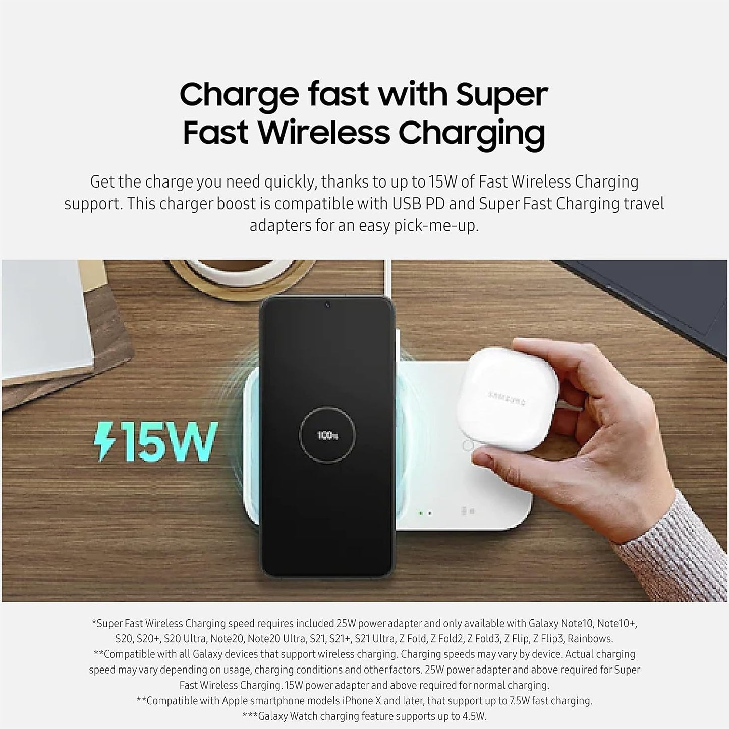 Samsung Super Fast Wireless Charger Duo